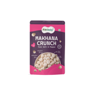 FitOnly Roasted Makhana – Pink Salt & Pepper